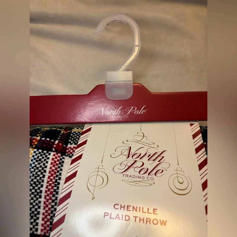 North Pole Trading Company Chenelle Throw Blanket and Matching Pillow NWT